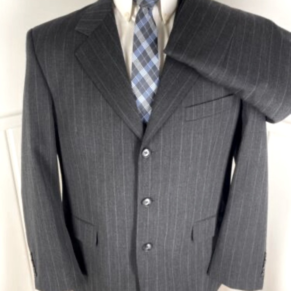 Kilburne and Finch Suit Jacket and Pants Dark Grey NWT